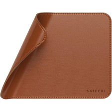 Mauspad aus veganem Leder für den Schreibtisch, Satechi Premium Mouse Pad, Braun