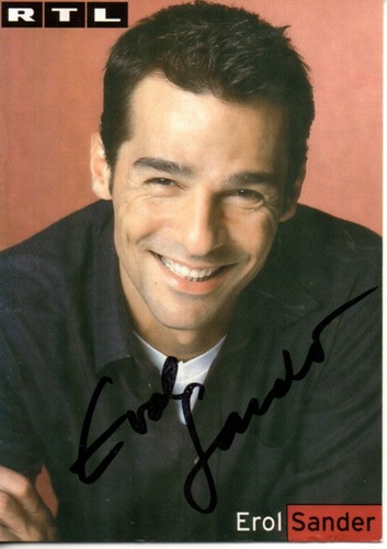 Autogramm erol sander - -,