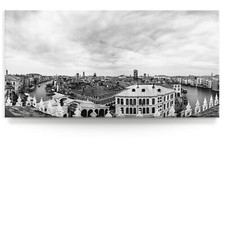 schwarz weiss Wandbild Italien