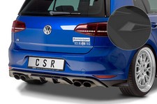 Heck Ansatz Spoiler Tuning Diffusor für VW Golf 7 R / R-Line HA253