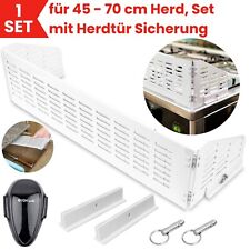 Herdschutzgitter mit Scharnier-Seitenflügeln Kindersicherung kochen Herd Gitter