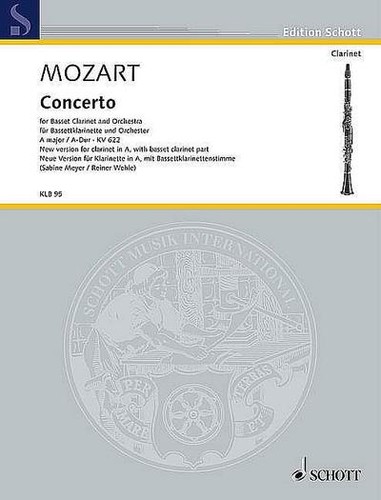 Concerto 622 klarinette - concerto:, 622.