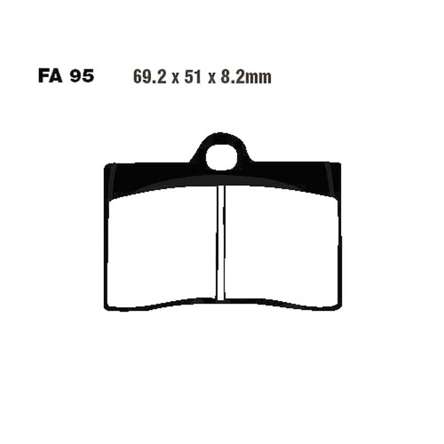 Bremsbeläge vorderrad für - bremsbeläge,