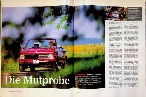 Motor klassik 2001 bmw 2002 - motor, 07/2001