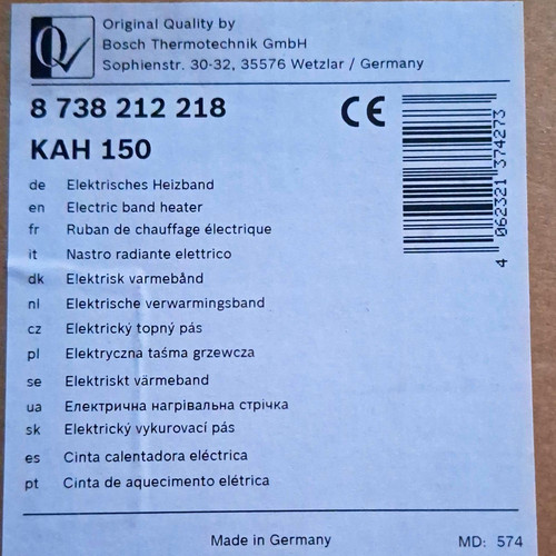 Bosch elektrisches heizband - bosch,