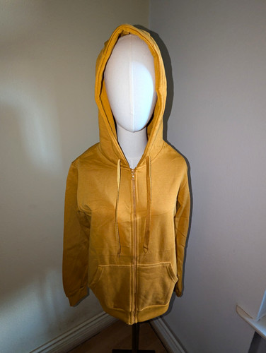 Senfgelbe kapuzenjacke m - kapuzenjacke, gr.