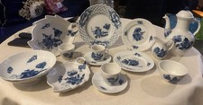 Royal Copenhagen Blue Flower Braided Porzellan Set 14-tlg Handbemalt