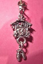 * KUCKUCKSUHR * CHARM Anhänger Kettenanhänger Karabinerverschluß NEU  (z53)