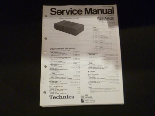 Original service manual - original,