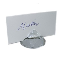 Platzkarten-Halter "Diamant" 5cm groß. Namenskarten, Tischkarten, Hochzeit