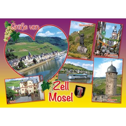 Zell der mosel - zell, postkarten