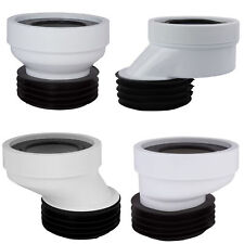 WC Anschlussstutzen Anschluss Toilette Rohr Stutzen Abfluss Gerade Exzentrisch