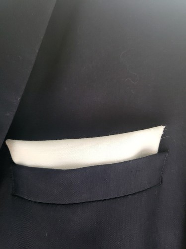 Das fertige einstecktuch - das,
