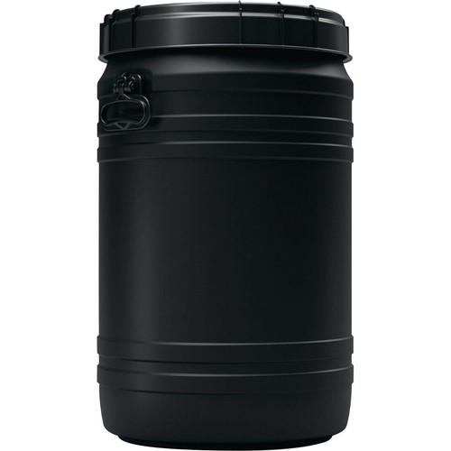 Weithalsfass 75l schwarz - pe,