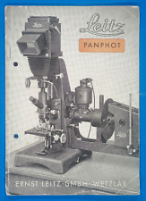 Ernst Leitz Wetzlar Panphot Broschüre / Liste  54-5