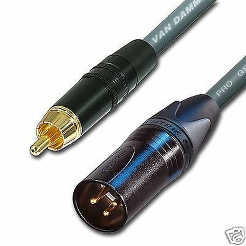 Gold rca stecker xlr audio - zu,