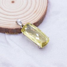 Rechteckige Form Zitrin Quarz