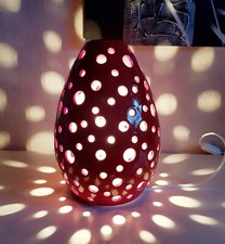 Lampe"Jayko" Keramikin rote