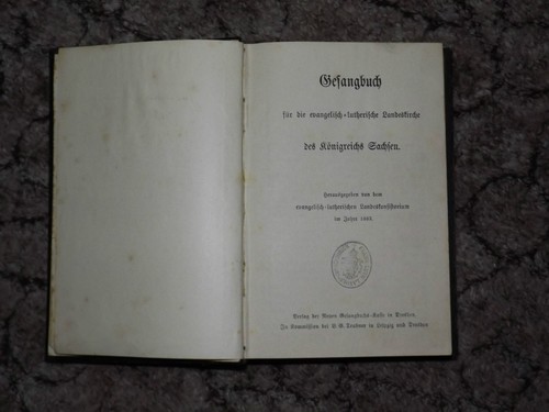 Gesangbuch von 1883 - , (67w)