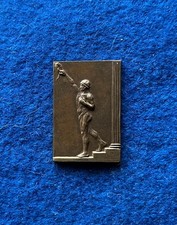 Plakette o. J. Preismedaille Sieger Polo 36 x 24 mm Bronze vorzüglich