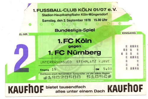Ticket köln 1 fc - bl,