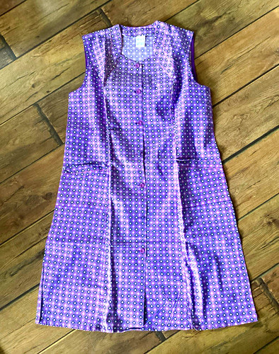Damen hauskleid kittelschürze - hauskleid,