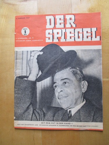 Der spiegel ausgabe - der, 1.ausgabe,