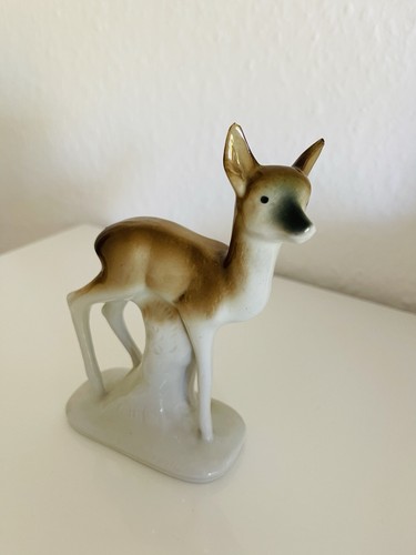 Porzellanfigur reh - porzellanfigur,