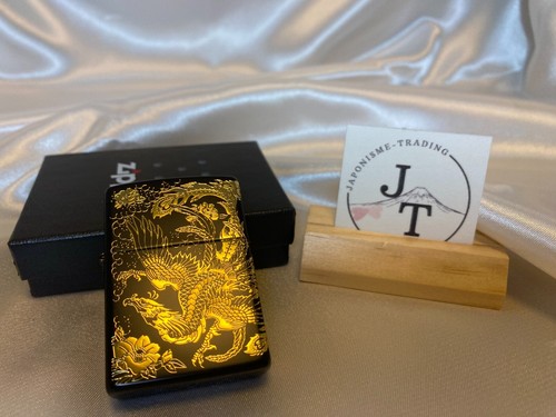 Zippo phoenix black gold - zippo, 2