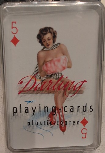 Darling playing cards vintage - playing,