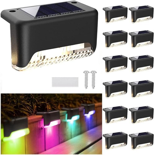 12stk led solarleuchten außen - solarleuchten,
