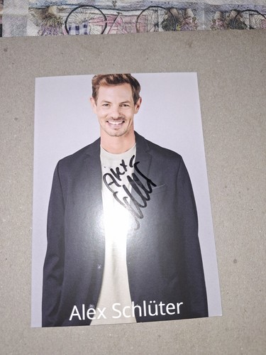 Autogrammkarte alex schlüter - autogrammkarte,
