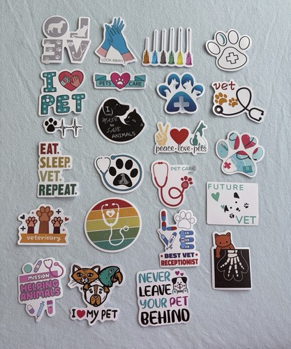 Tierarzt sticker aufkleber - sticker,