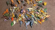 XXL Dinosaurier Konvolut Figuren etwa 70 Dinos kein Schleich jurassic world 