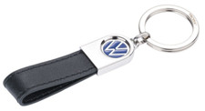 Volkswagen Schlüsselanhänger Leder VW Logo lizenziertes Accessoire Geschenk