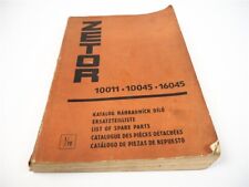 Zetor 10011 10045 16045 Ersatzteilliste Parts List Pieces Rechange 1978 Traktor