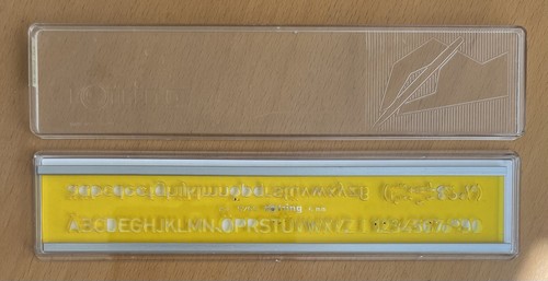 Schriftschablone rotring 5706 - schriftschablone,