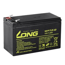 Bleiakku 12V 7,2Ah LONG