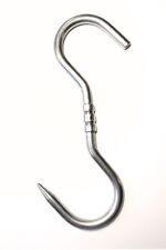 2 Stück Drehhaken Fleischerhaken 240/10 Metzgerhaken Wildhaken Zerwirkhilfe