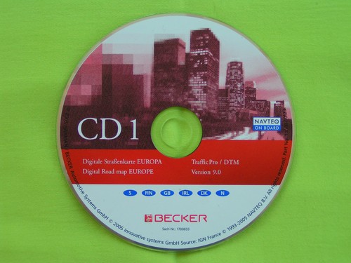 Navigation becker traffic - cd,