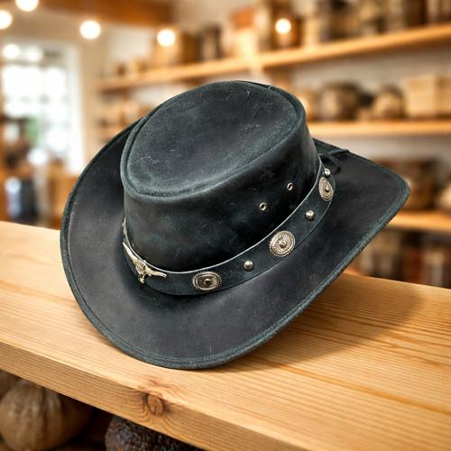 Lederhut western cowboy - lederhut,