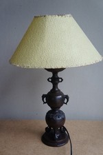 Lampe Leuchte Bronze Japan