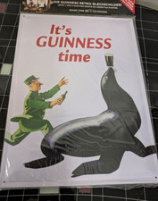 It´s GUINNESS time Blechschild 40x30cm Bier Reklame Werbung