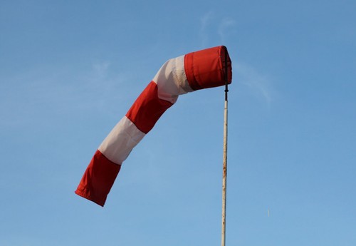 Windsack hülle rot weiß - windsack-hülle, Ø