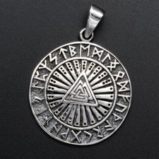 Valknut Schmuck Amulett - 925 Sterling Silber
