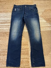 G Star Raw 01 Originals 5204 Jeans Attacc Straight Fit Dunkelblau Denim W34 L32