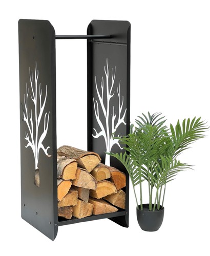 Kaminholzregal innen metall - kaminholzregal,