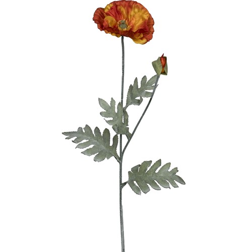 Kunstblume mohn 5er set - 5er,