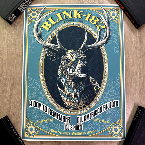 Blink 182 greenville 2016 - blink,