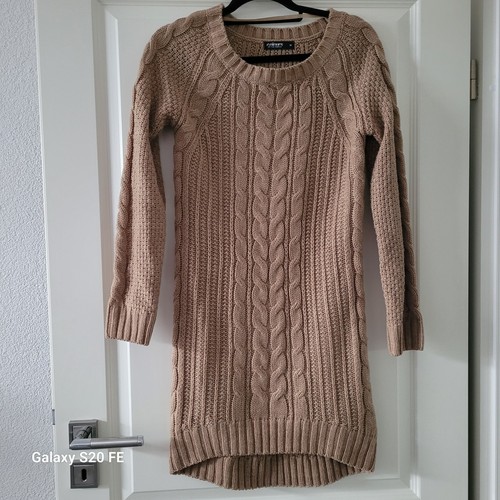 Strickkleid beige mit
